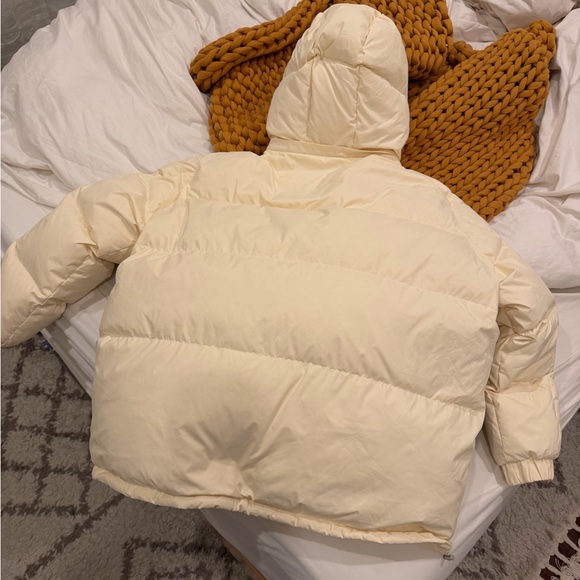 Frankie Shop Light Cream Puffer Jacket - Picture 6 of 6